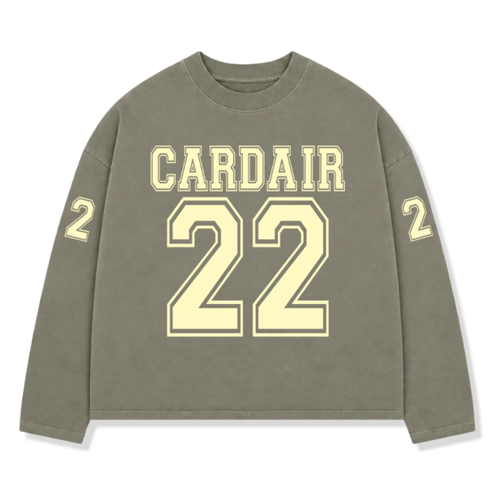 Cardair Varsity L/S Olive T-Shirt